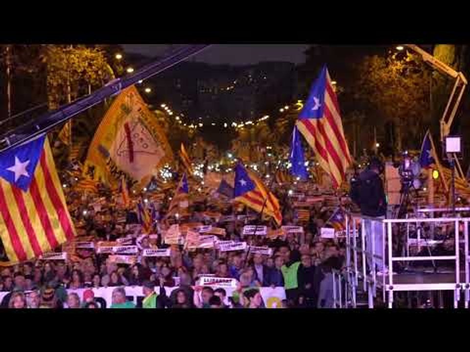 Final de recorregut de la Diada nacional per la llibertat