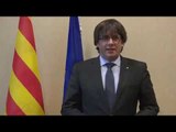Missatge del president Carles Puigdemont des de Bèlgica