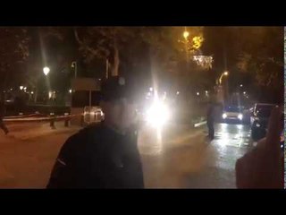 Sortida de Sànchez i Cuixart cap a la presó de Soto del Real