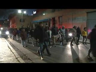 Tall de l'autopista C-58 que han dut a terme els membres del CDR de Sabadell