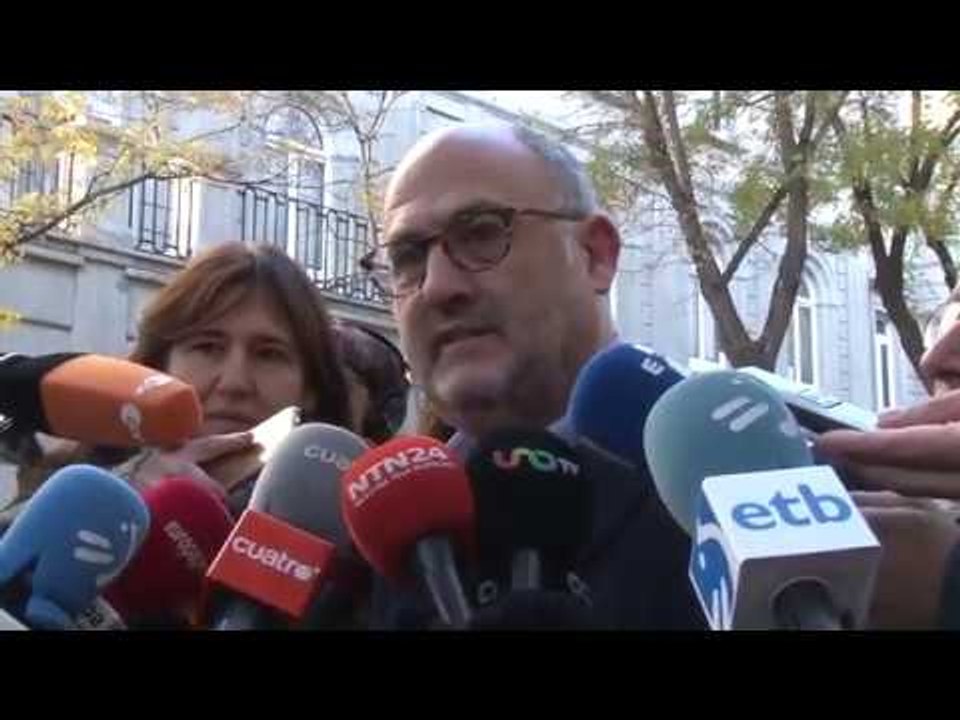 Eduard Pujol davant del Suprem: "Tenim l'esperança de poder tornar a casa amb ells"
