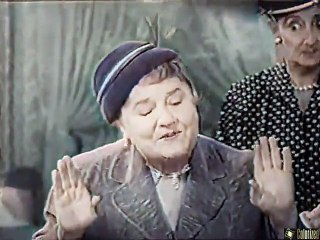 December Bride s2e28 The Beauty Pageant, Colorized, Spring Byington, Frances Rafferty, Sitcom