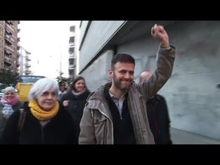 Concentració de suport a José Téllez als jutjats de Badalona