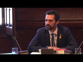 Primera reunión de la Mesa con Roger Torrent como presidente del Parlament
