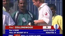 Pakistan defend 197 VS England THRILLING FINISH 1st Test, Multan, Nov 12 - 16 2005, England tour of Pakistan