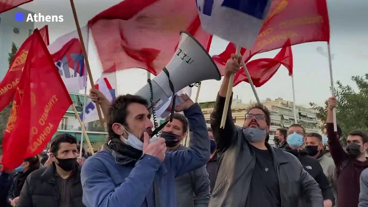 Clashes break out at Greek protest against police brutality