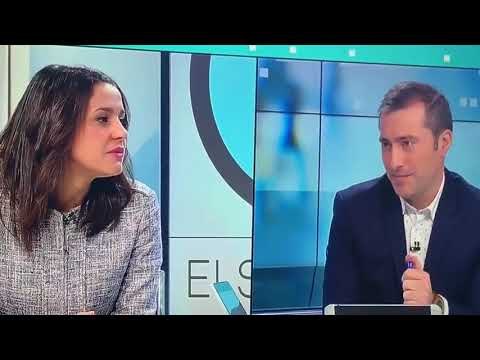 Inés Arrimadas discute con Pere Bosch sobre 'Els Segadors'