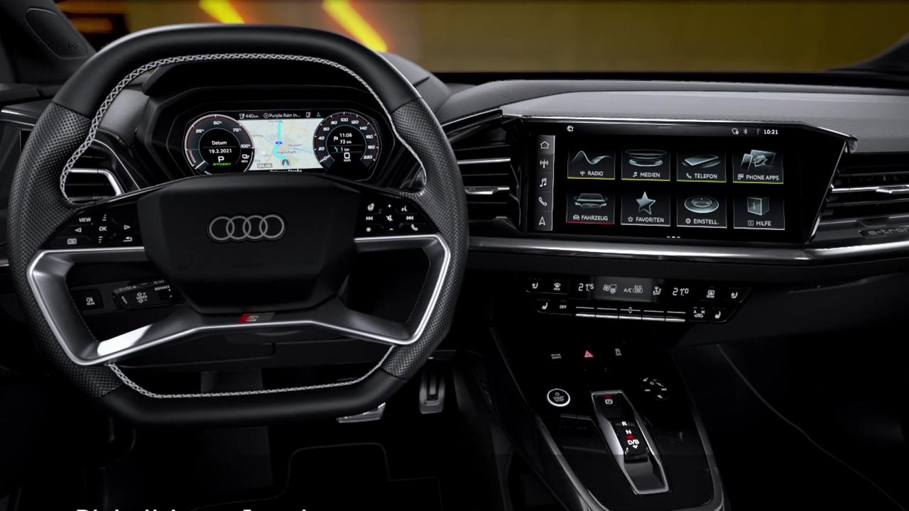 Audi Q4 e-tron – Interieur und Package Animation