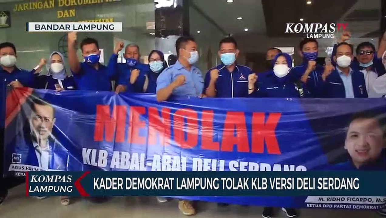 Kader Demokrat Lampung Tolak KLB Versi Deli Serdang
