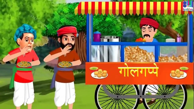 Lalchi Panipuriwala - लोभी पाणीपुरी _ Marathi Goshti _ Moral Stories _ Fairy tales _ Marathi Stories