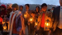 L'éphémère retour à la vie des Bouddhas de Bamiyan