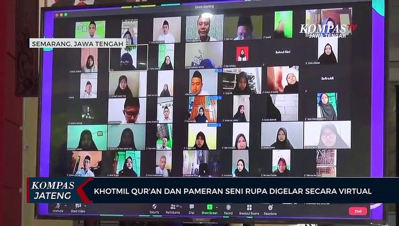 Pandemi, Ribuan Mahasiswa Unnes Ikuti Khotmil Q...