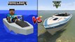 MINECRAFT BOAT VS GTA 5 BOAT - WHICH IS BEST_