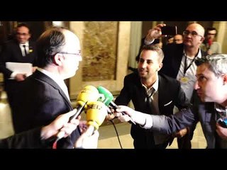 Turull, al sortir del ple: "Tinc la consciència tranquil·la"