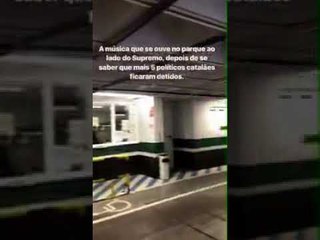 La sorprendente grabación de una corresponsal portuguesa al salir del Supremo