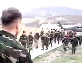 Dağlıca’da operasyondan dönen askerler böyle karşılandı