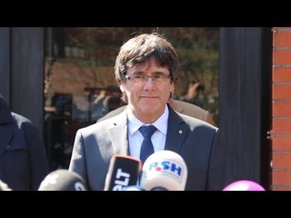 El momento que Puigdemont sale de la prisión de Neumünster