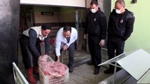 NİĞDE - Niğde Açık Ceza İnfaz Kurumu sıfır gıda atığı prensibiyle sokak hayvanlarını doyuruyor