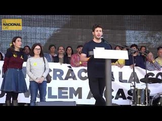 El missatge de Jordi Sànchez, llegit pel seu fill
