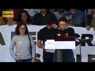 El missatge de Cuixart, llegit per la seva parella