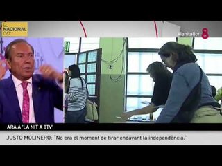 Molinero: "Catalunya té dret a decidir com jo decideixo si vaig a cagar"