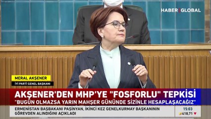 Akşener'den 'Fosforlu Cevriye' tepkisi