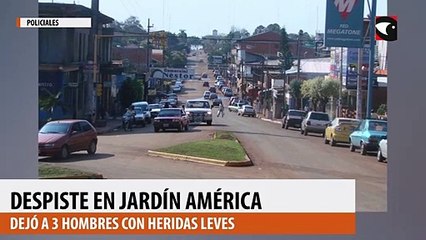 Despiste en Jardín América dejó a 3 hombres con heridas leves