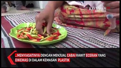 Pedagang Jual 5 Biji Cabai Seribu Rupiah