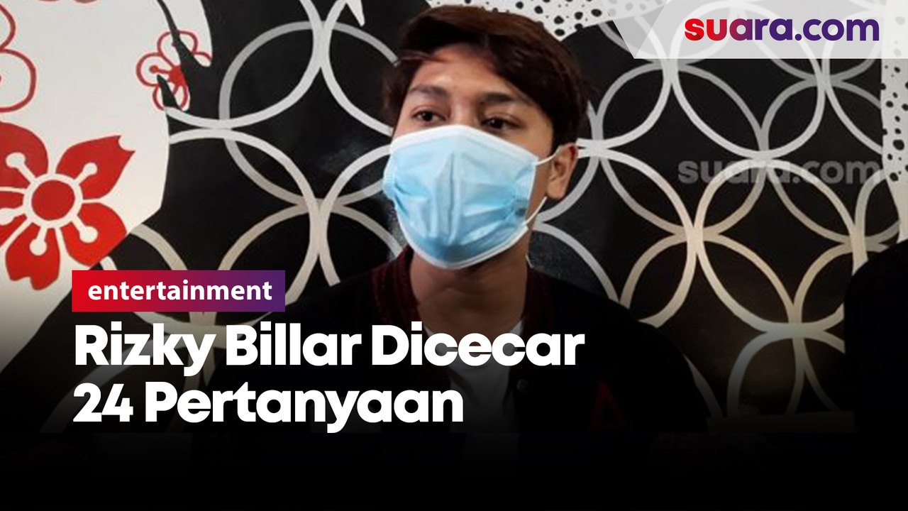 Diperiksa Polisi, Rizky Billar Dicecar 24 Pertanyaan 