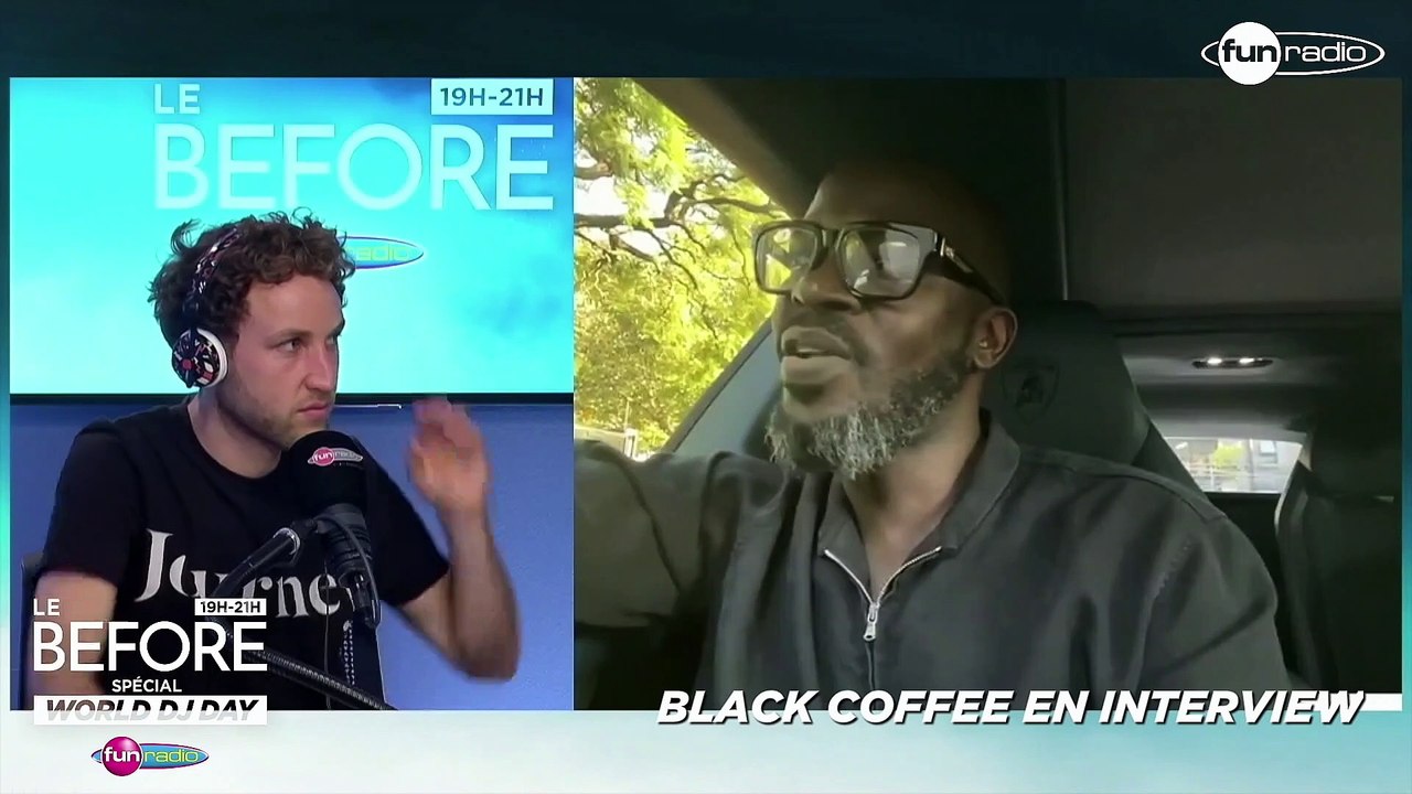 Black Coffee en interview pour le World DJ Day