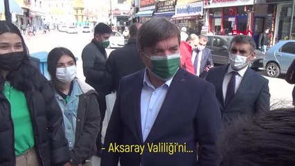 Kırmızı kategorideki Aksaray'da vali denetiminde, 'Müslüm Gürses' diyaloğu