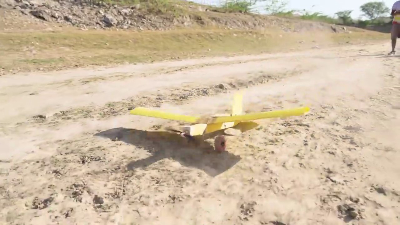 We_Made_Rc_Plane_In_Rs_1000. So funny and cute plane