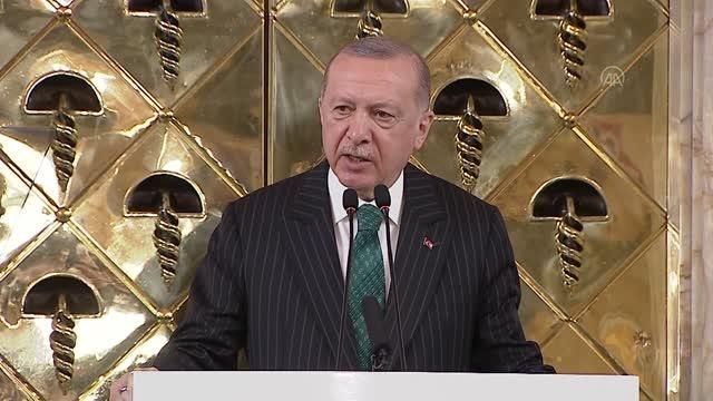 Son dakika... Cumhurbaşkanı Erdoğan: 12 Mart'ta kabul edilişinin 100'üncü yıl dönümünü idrak edeceğimiz İstiklal Marşı, bizim aidiyetimizin, istiklal ve istikbal...
