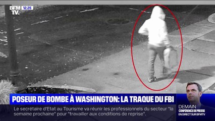 Le FBI publie des vidéos pour retrouver le poseur de bombes aux abords du Congrès de Washington