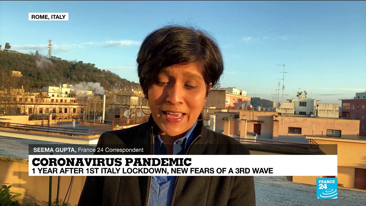 Coronavirus pandemic: One year after first Italy lockdown, new fears of a 3rd wave