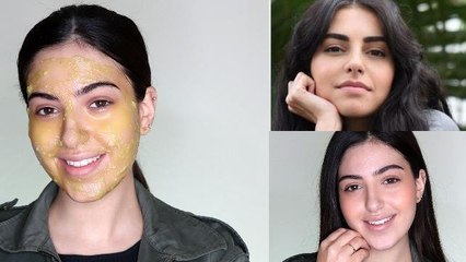 خلطات طبيعية، روتين بسيط ومكياج سريع لبشرة صافية مثل فاليري أبو شقرا في مسلسل لا حكم عليه