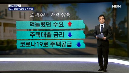 [세상돋보기] 코로나19로 '도시 탈출'…미국 등 외곽 부동산 들썩