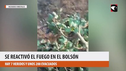Se reactivó el fuego en El Bolsón