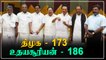 DMK  மற்றும் அதன் கூட்டணி கட்சிகள் போட்டியிடும் தொகுதிகளின் எண்ணிக்கை