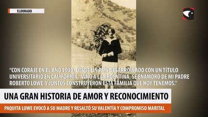 Una gran historia de amor y reconocimiento