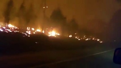 IMPRESIONANTES IMÁGENES  Las zonas de Chubut están en llamas:
