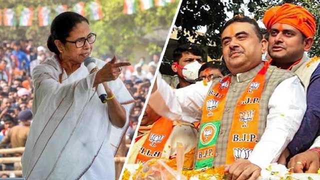 Bengal Election: Suvendu hits out at Mamata Banerjee