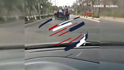 11 patenlinin trafikteki tehlikeli yolculukları kamerada