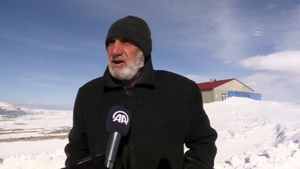 ERZURUM - Kar ve tipinin eksik olmadığı dağ mahallesinde yaşam çileye dönüşüyor