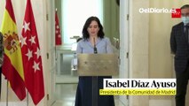 Ayuso, sobre el adelanto electoral: “Si no tomo esta decisión, Cs y PSOE hubieran presentado una moción de censura”