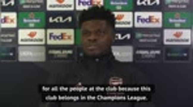 Arsenal belong in the Champions League - Partey