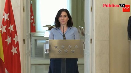 Isabel Díaz Ayuso: "No puedo permitir que Madrid pierda su libertad"