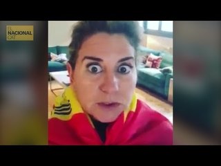 Así vivió la pareja de Manuel Valls el 1-O