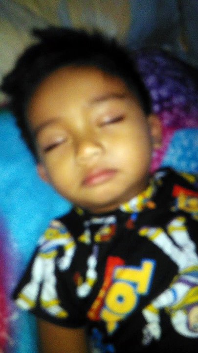 My sleeping baby