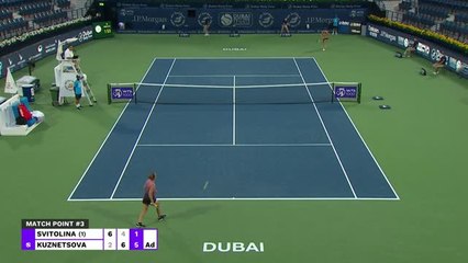 Dubaï - Svitolina éliminée d'entrée